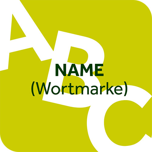 Markenschutz Wortmarke (nur ein Name)