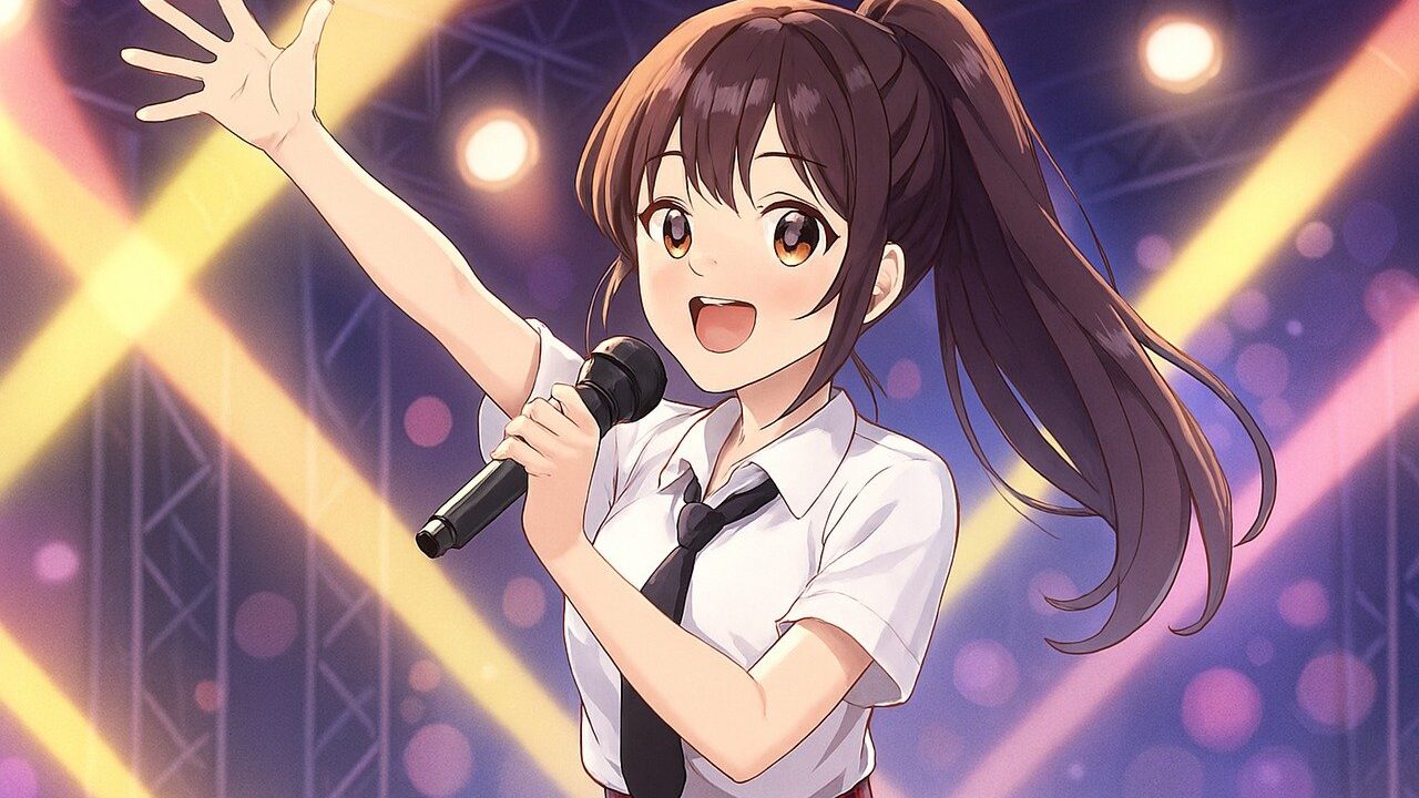 Anime Figur, charakteristisch für den Fall mit Sora 2