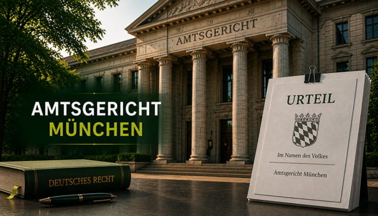 Amtsgericht München KI Urheberrecht Urteil