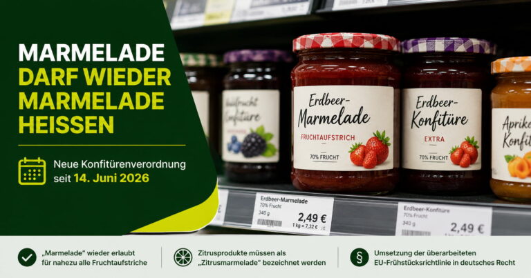 Marmelade darf wieder Marmelade heißen