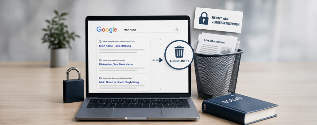 Recht auf Vergessenwerden. Google Beiträge löschen