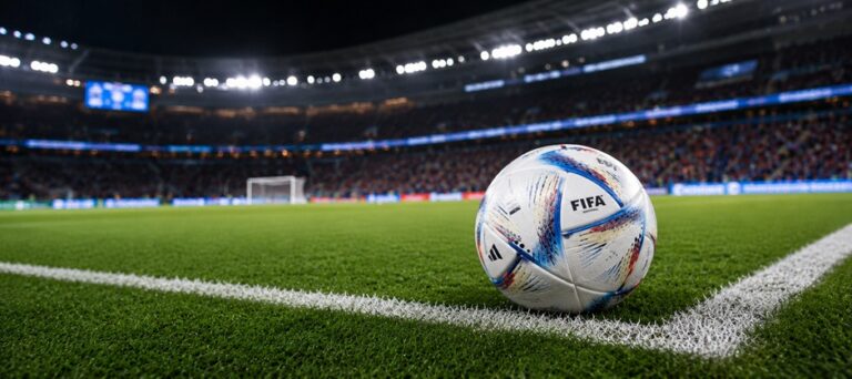 Fifa-Ball im Stadion